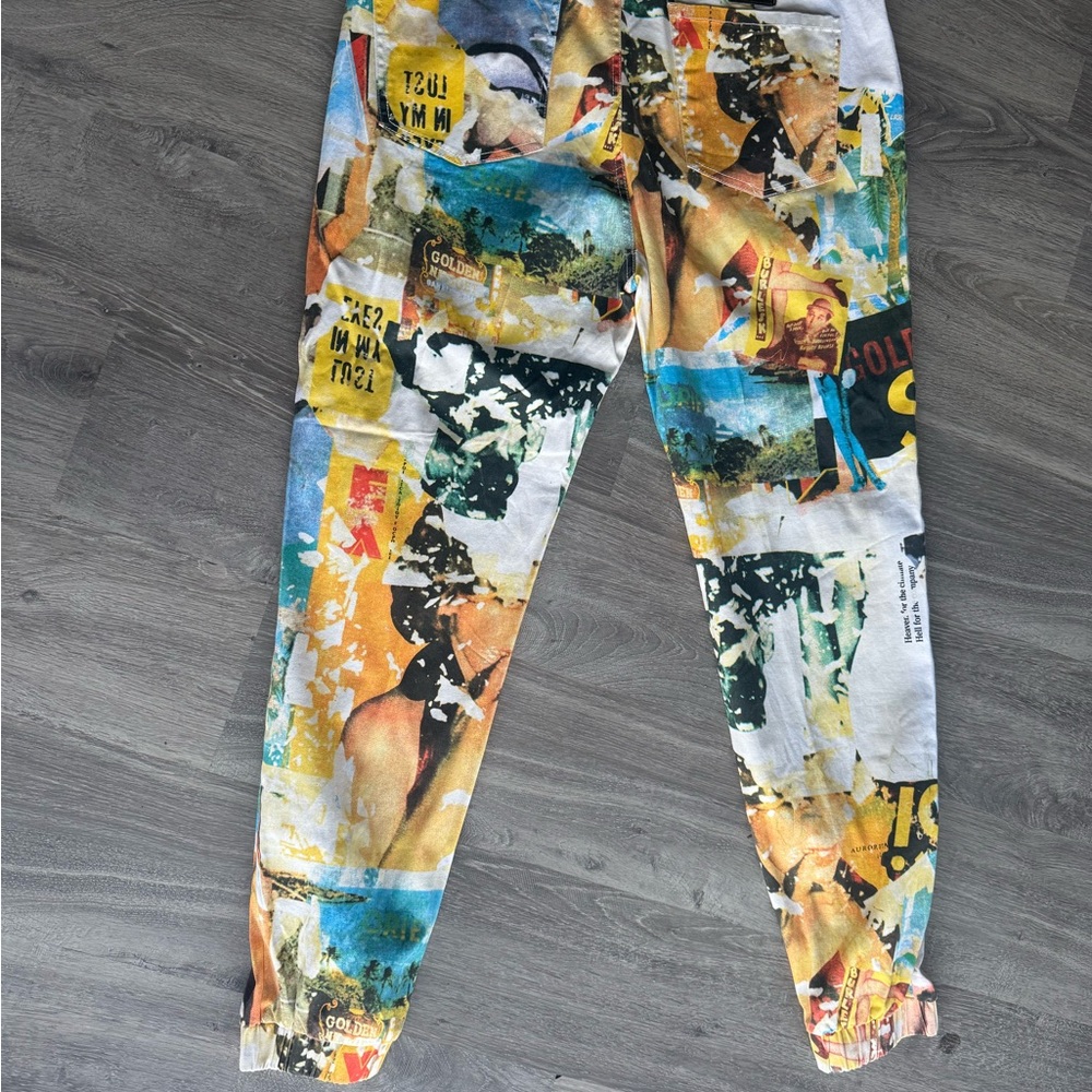 Colorful Graphic Joggers